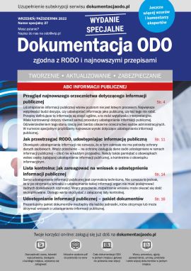 Dokumentacja ODO nr specjalny 27 5AI0027