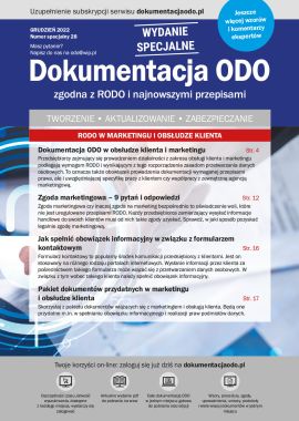 Dokumentacja ODO nr specjalny 28 5AI0028