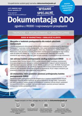 Dokumentacja ODO nr specjalny 29 5AI0029