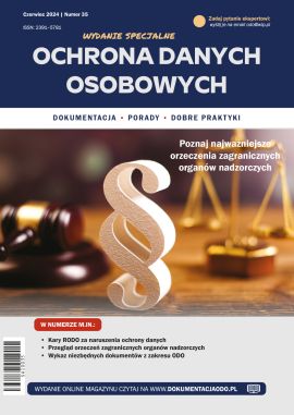 Ochrona danych osobowych nr specjalny 35 5AI0035